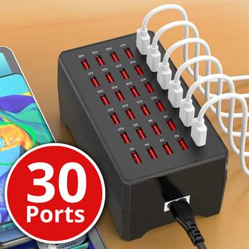 USB Charging Station - (30 Ports)